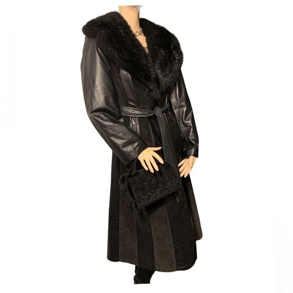 Mr Sabre Rare Vintage Late 70’s early 80’s Leather Coat - Picture 1 of 16